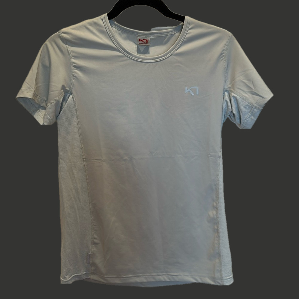 NWOT Kari Traa athletic tee size medium greyish blue
